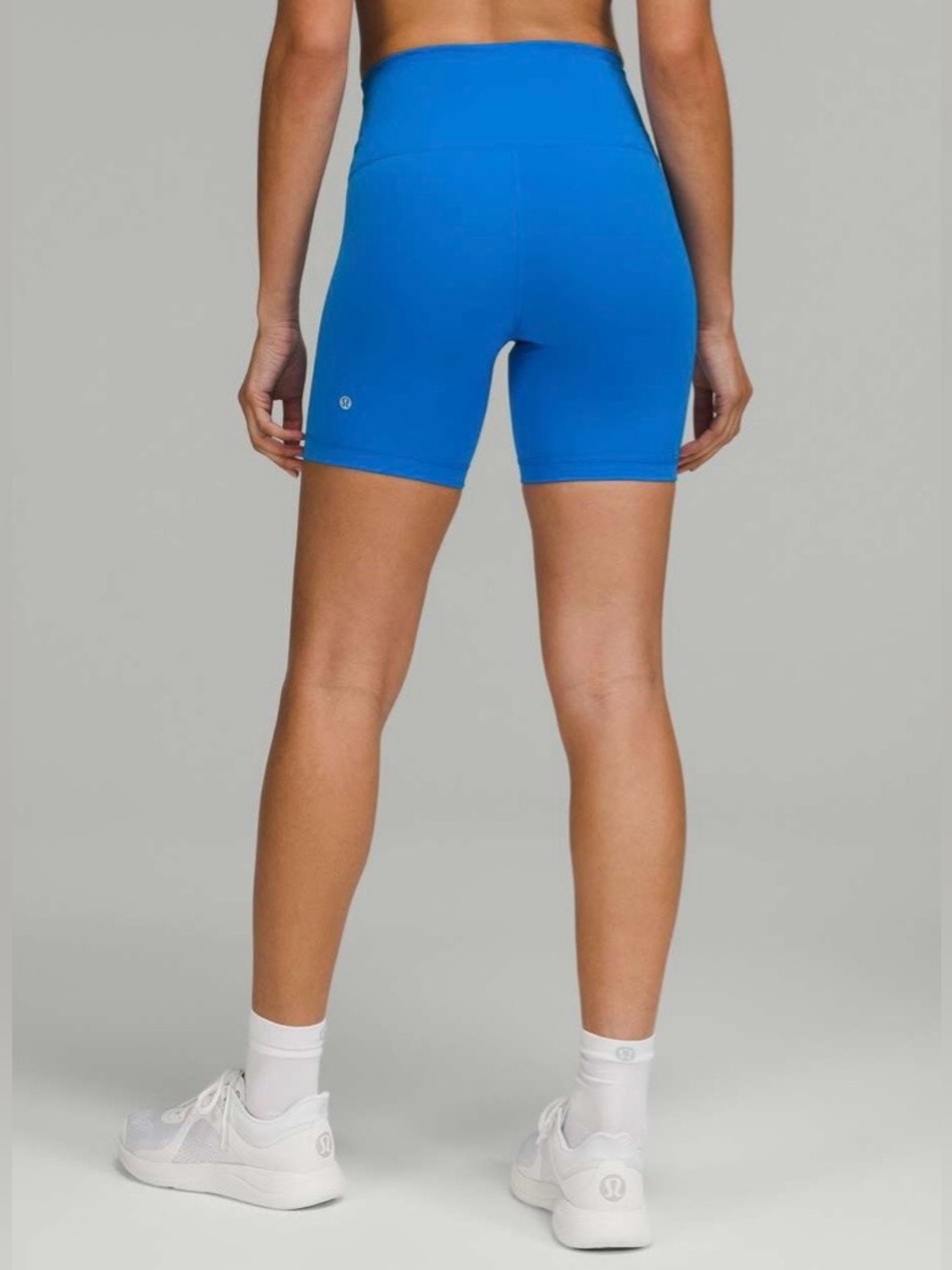 LULULEMON Wunder Train Poolside Blue High Rise Shorts 6”